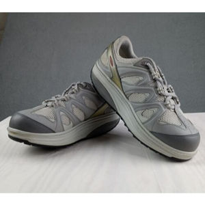 MBT Womens Size 9 Shape Up Toning Walking Casual Shoes Gray Sneakers